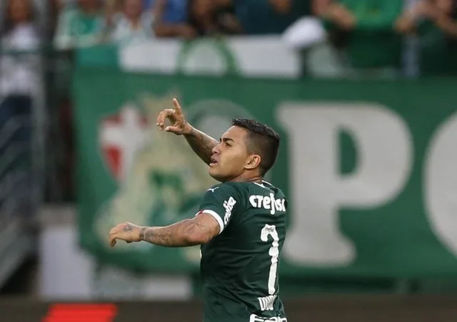 Dudu com a camisa do Palmeiras (Foto: Cesar Greco/Palmeiras)